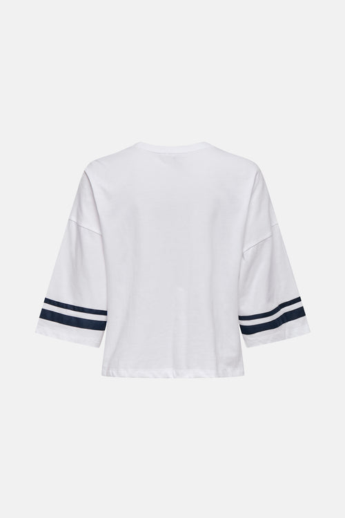 Top uni manches courtes Blanc - ONLY®