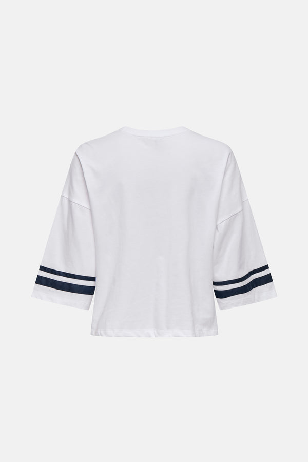 Top uni manches courtes Blanc - ONLY®