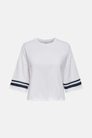 Top uni manches courtes Blanc - ONLY®