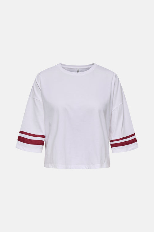 ONLPALOMA S/S O-NECK TOP BOX JRS