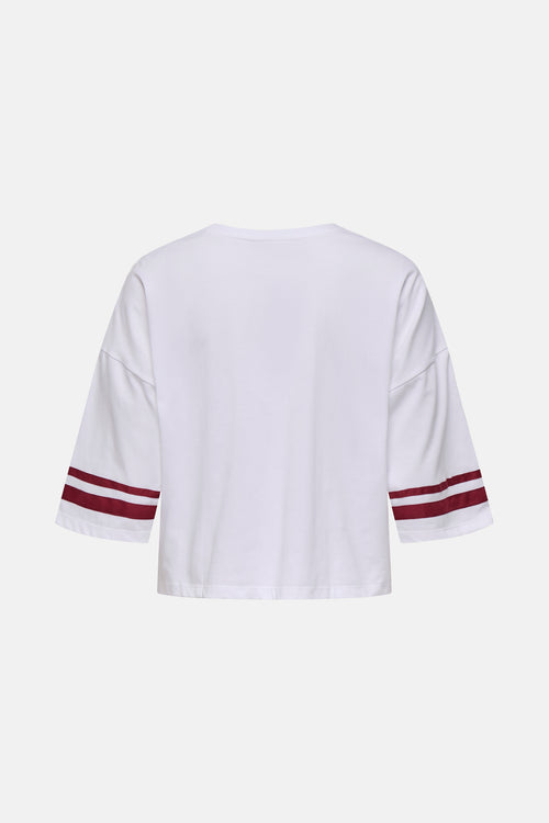 ONLPALOMA S/S O-NECK TOP BOX JRS