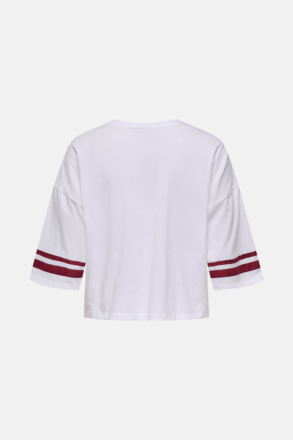 Top uni manches courtes Blanc - ONLY®