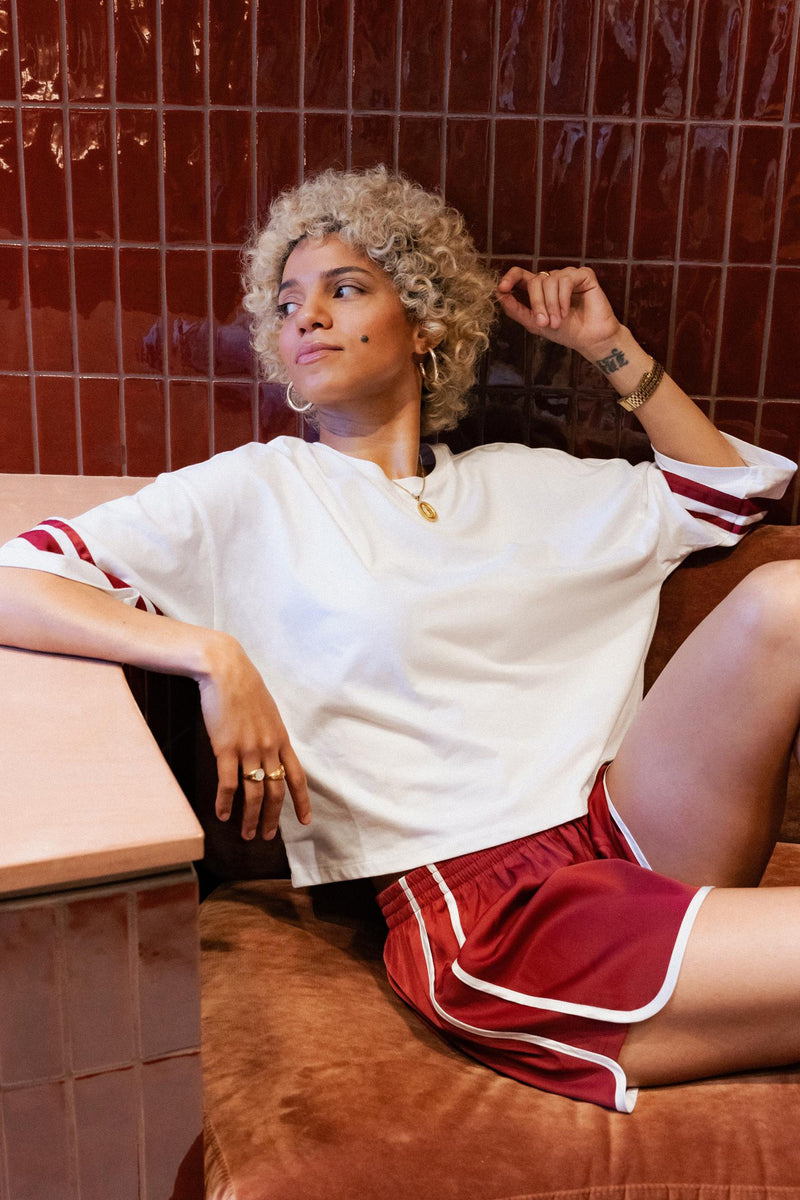 Top uni manches courtes Blanc - ONLY®