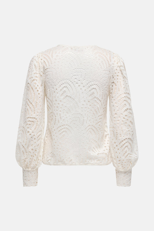 JDYJESSIE L/S LACE TOP JRS