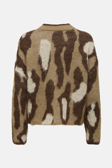 Pull met ronde hals - multicolor