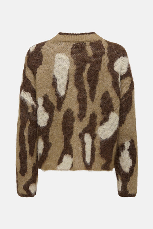 Pull met ronde hals - multicolor