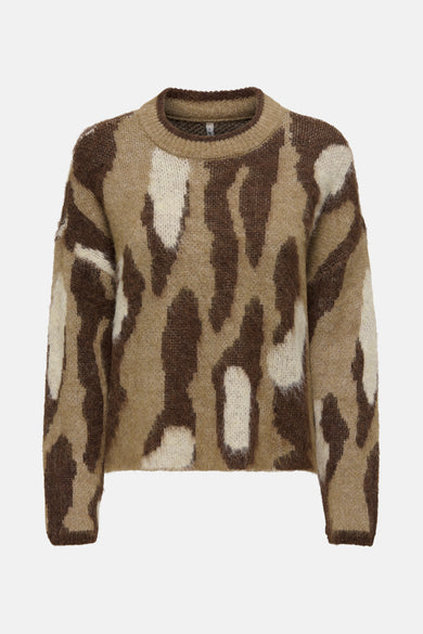 Pull met ronde hals - multicolor