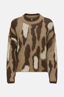 Pull met ronde hals - multicolor