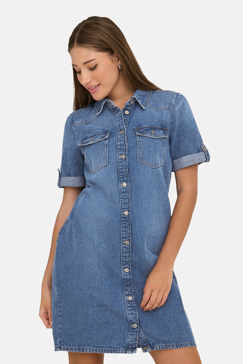 Robe - Mid blue denim