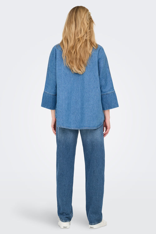 Chemisier 3/4 LIGHT BLUE DENIM - ONLY®
