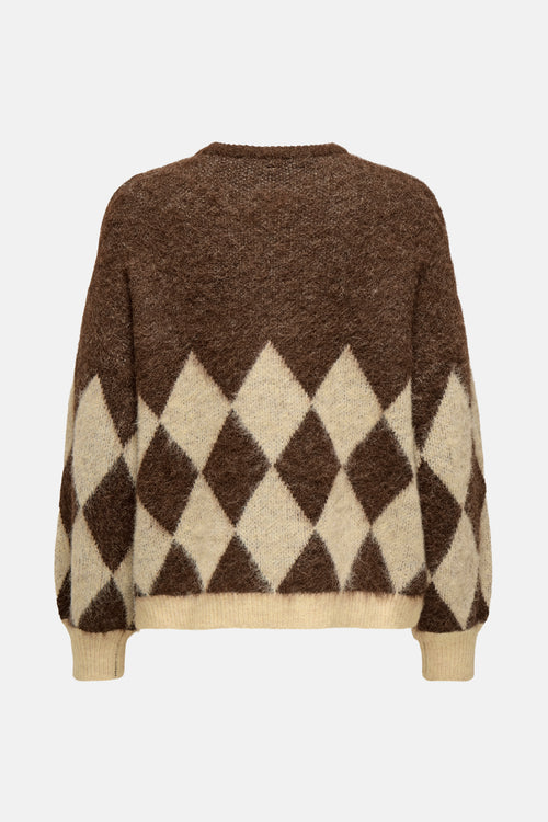 ONLNOEME LIFE LS JQ O-NECK KNT