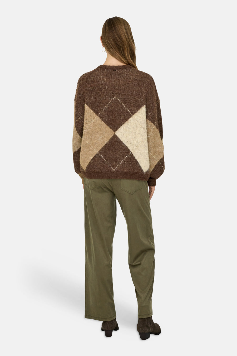 Pull O-hals - Chestnut