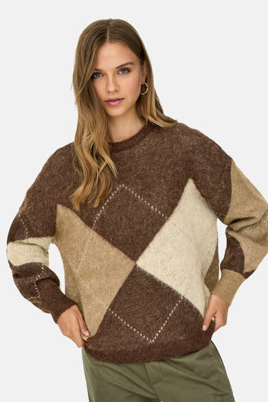 Pull O-hals - Chestnut