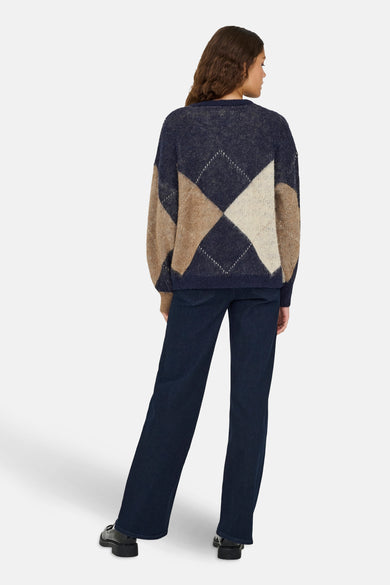 Pull met ronde hals - Multicolor