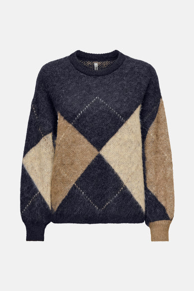 Pull met ronde hals - Multicolor