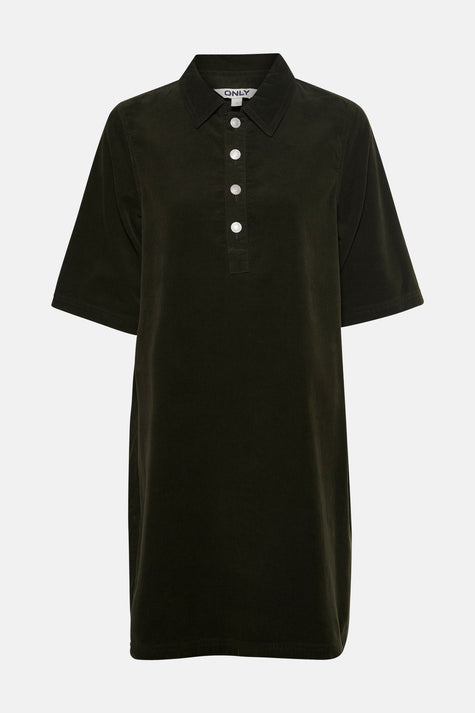 Robe à manches courtes - kahki