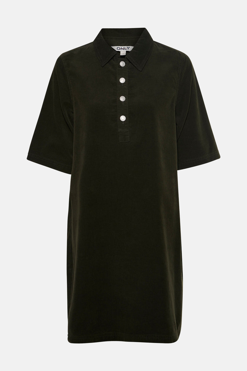 ONLGRY-NESSA S/S CORD DRESS PNT