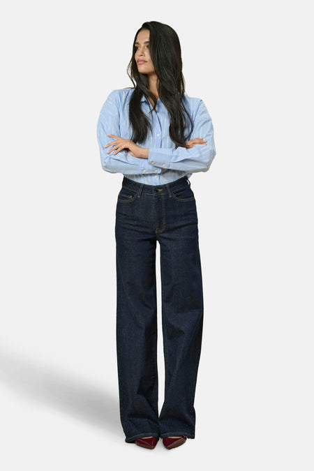 Jean droit dark blue denim - JDY