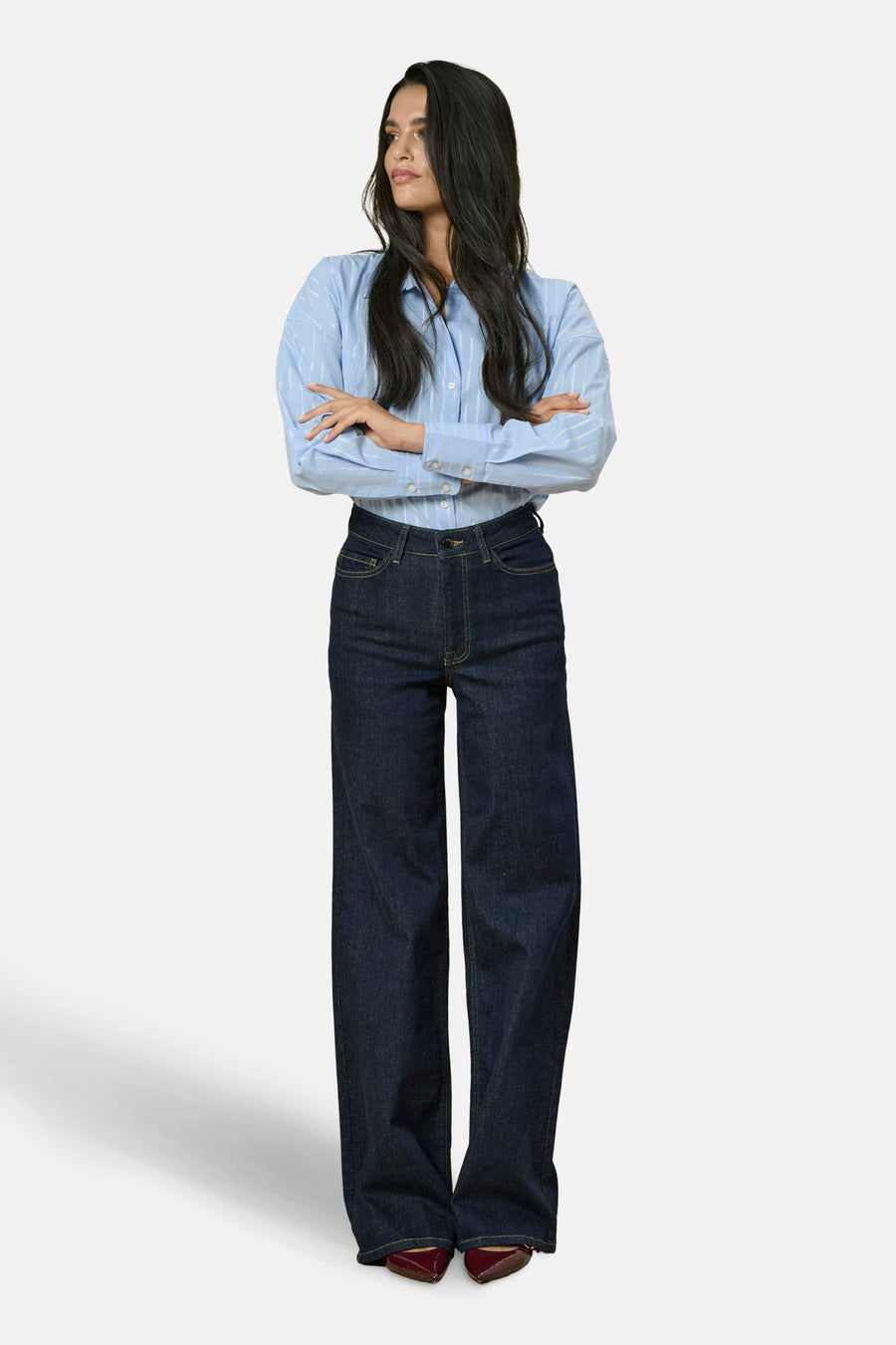 Jean droit dark blue denim - JDY