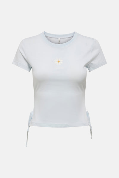 Top uni manches courtes Bleu - ONLY®