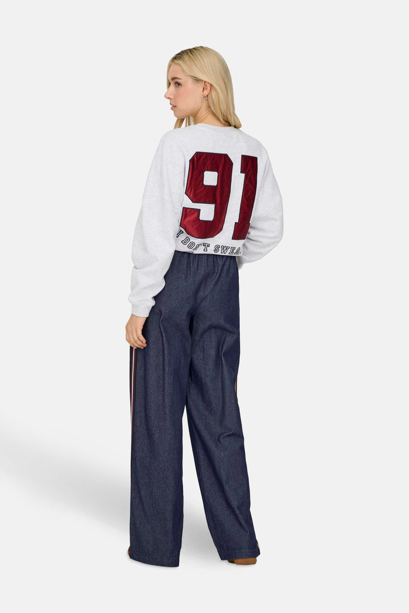 ONLCALINE HW PULL-UP PANT WVN