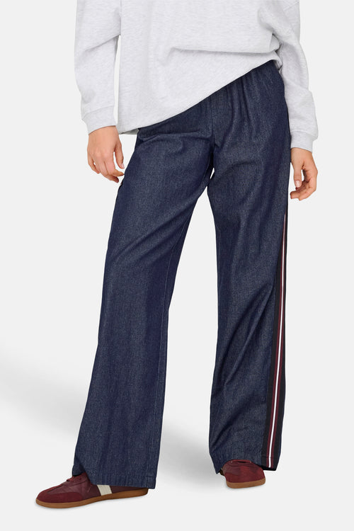 Broek - dark blue denim