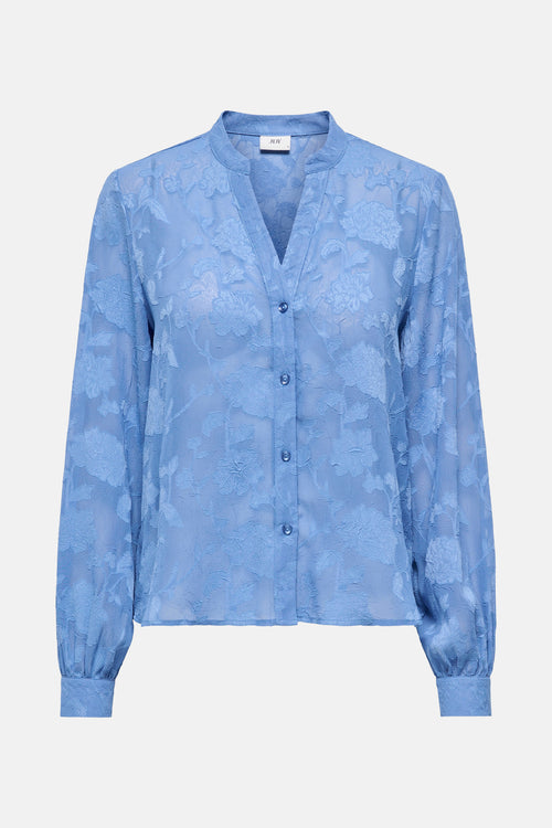 Chemise à manches longues - bleu