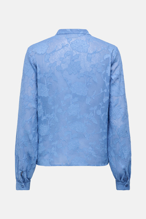 Chemise à manches longues - bleu