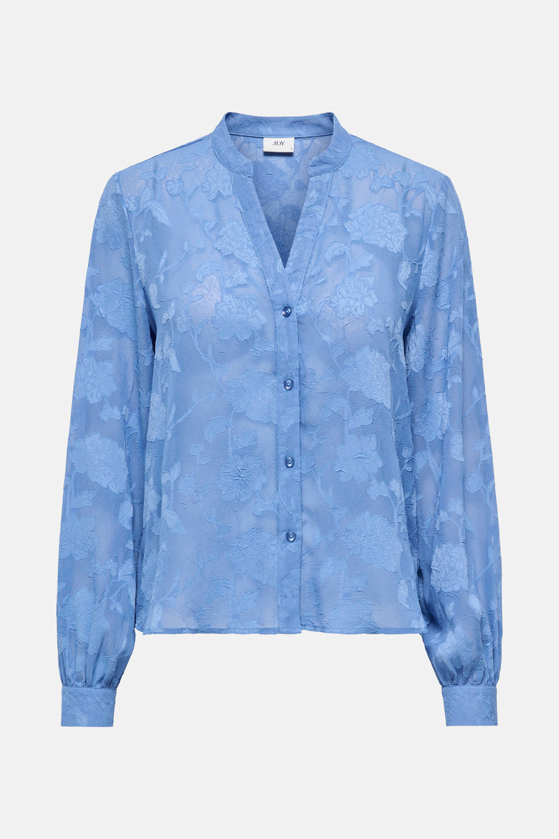 Hemd met lange mouwen - blauw