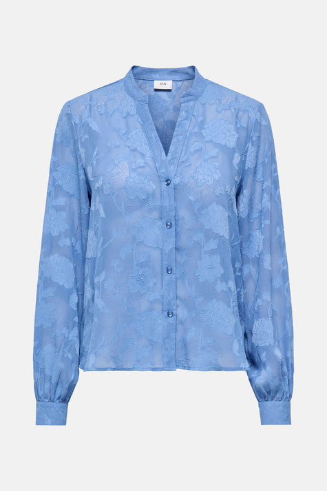 Chemise à manches longues - bleu