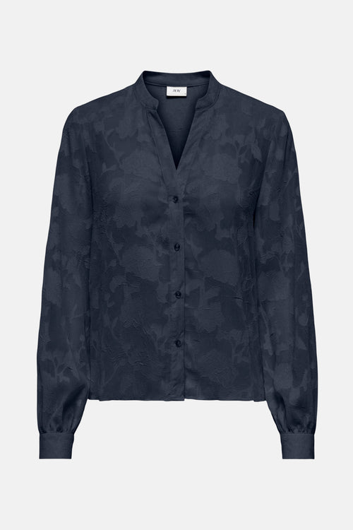 Chemise à manches longues - bleu
