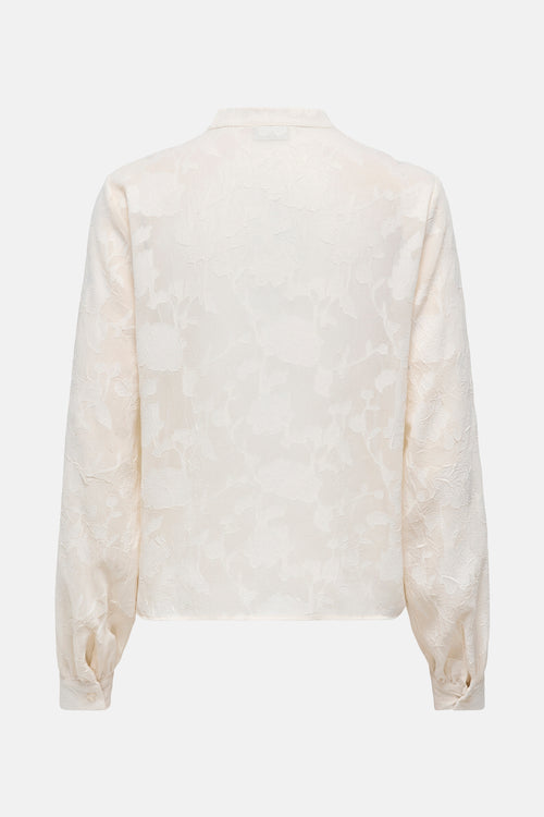 Chemise à manches longues - écru