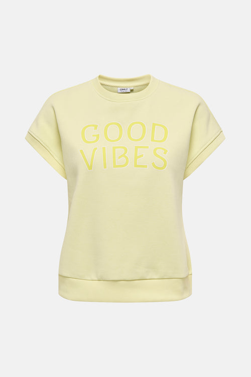 Sweat col rond Jaune - ONLY®