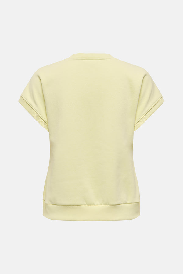 Sweat col rond Jaune - ONLY®