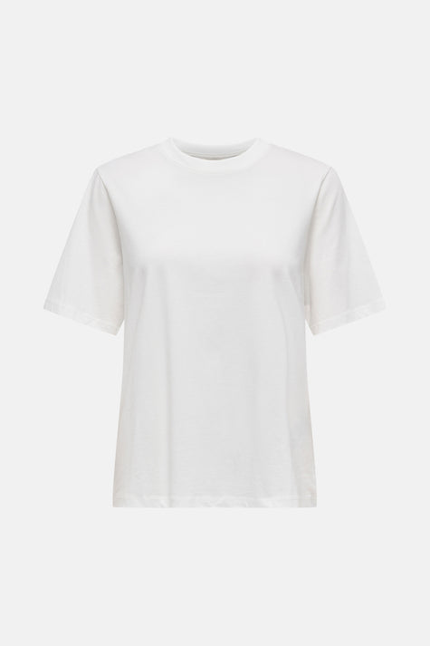 Top uni manches courtes Blanc - ONLY®