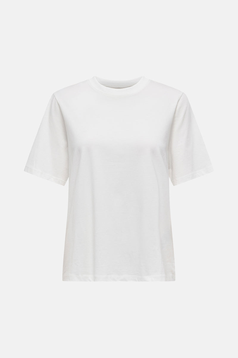 Top uni manches courtes Blanc - ONLY®