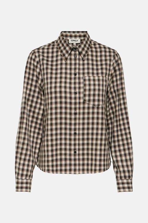 Chemise à manches longues - beige