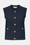 JDYSTELLA S/L O-NECK VEST KNT