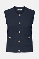 JDYSTELLA S/L O-NECK VEST KNT