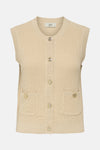 JDYSTELLA S/L O-NECK VEST KNT