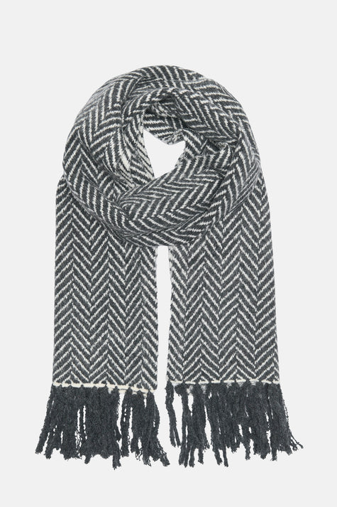 JDYMILEY HERRINGBONE JACQ SCARF KNT
