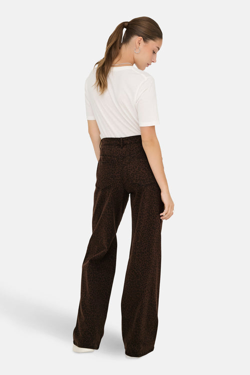 Jeans coloré - Brun