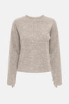 Pull à col rond - beige