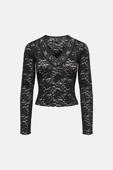 T-shirt à manches longues - Black