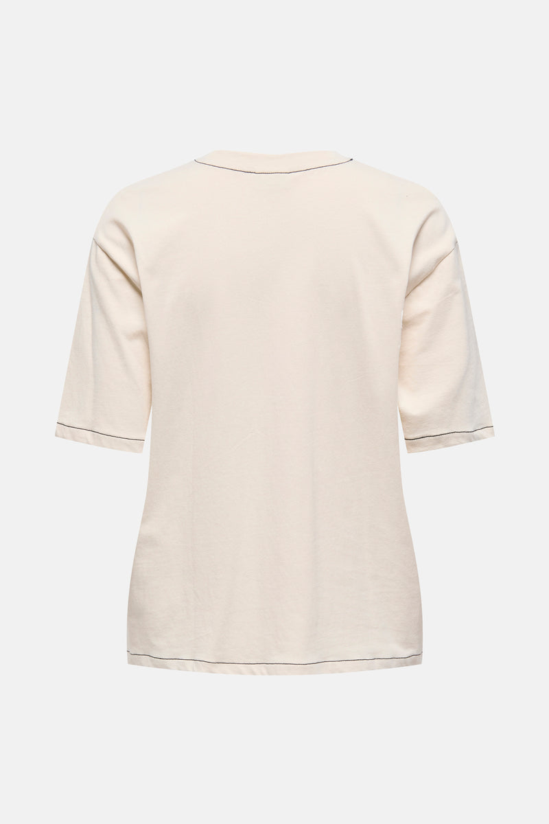 T-shirt met korte mouwen - ecru - JDY - 2