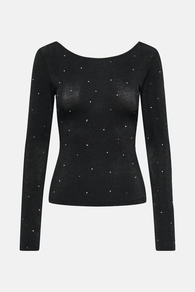 T-shirt met lange mouwen - zwart