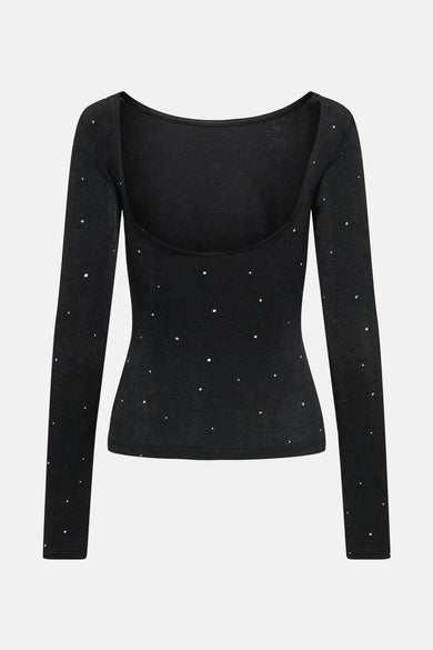 T-shirt met lange mouwen - zwart