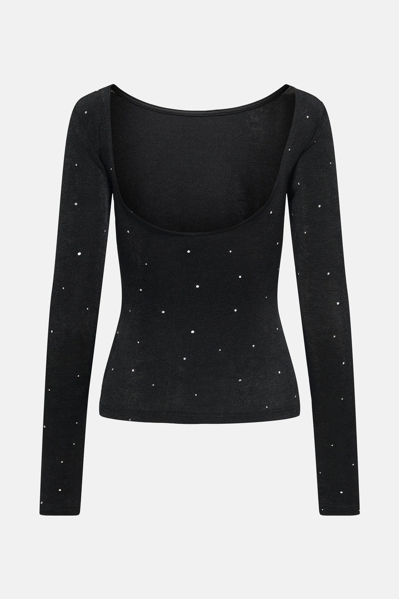 T-shirt met lange mouwen - zwart