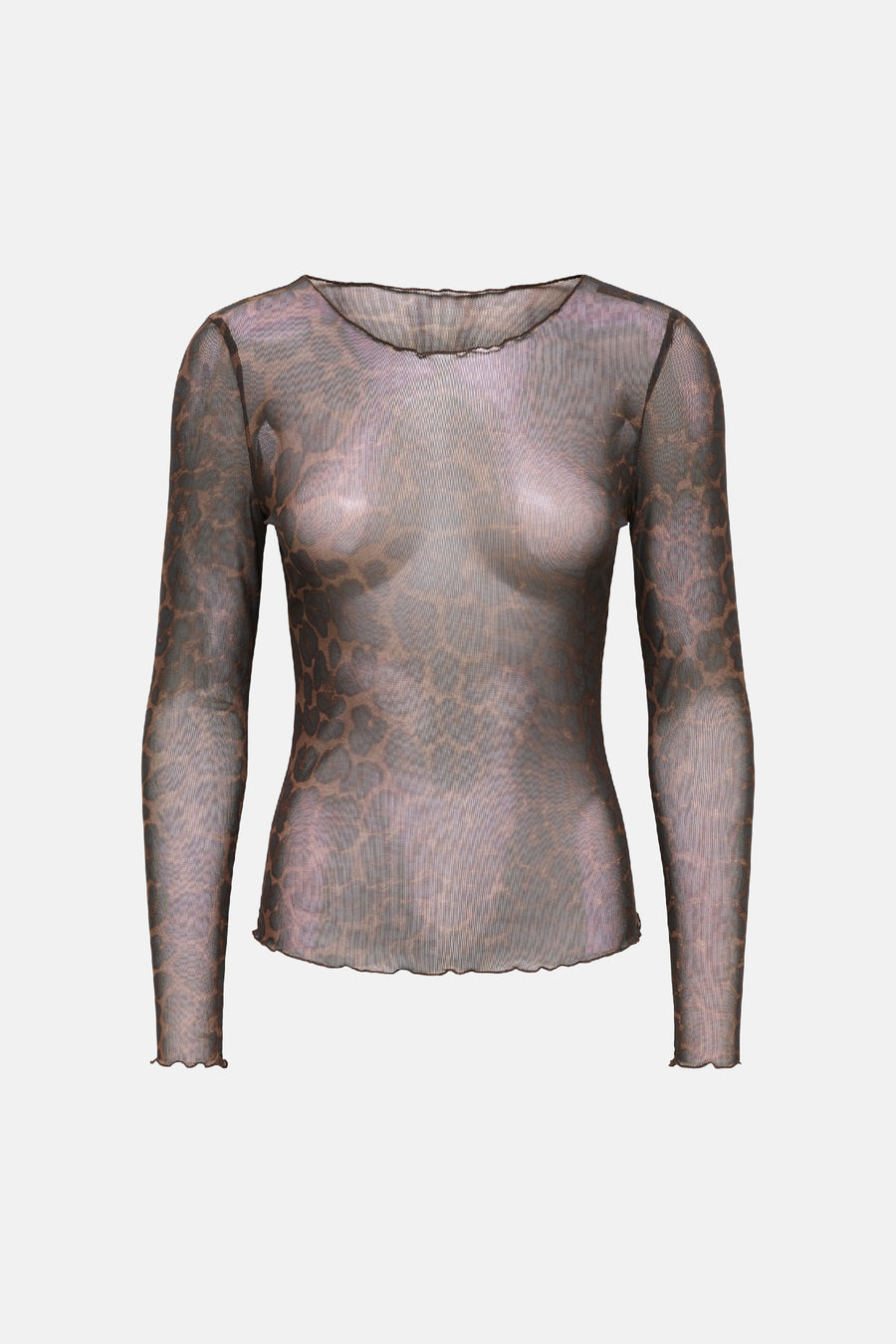 T-shirt (lange mouwen) bruin - JDY