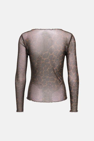 T-shirt (lange mouwen) bruin - JDY
